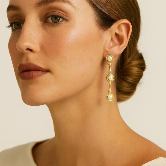 Brand New. $165 Julie Vos Earrings. - Picture 2 of 4